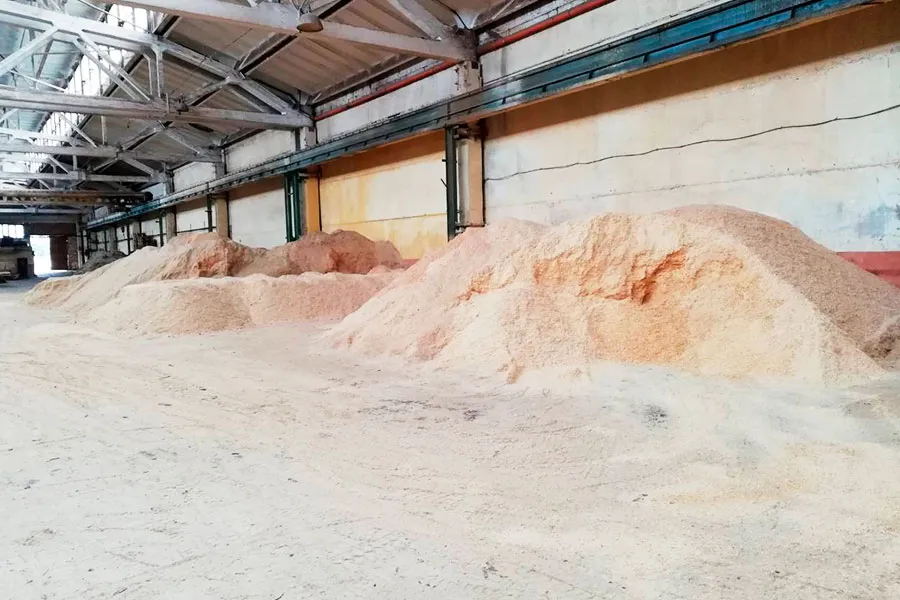 Производство древесной муки в Череповце